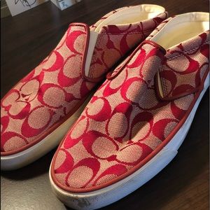 Coach Brianne Canvas Slip-Ons
